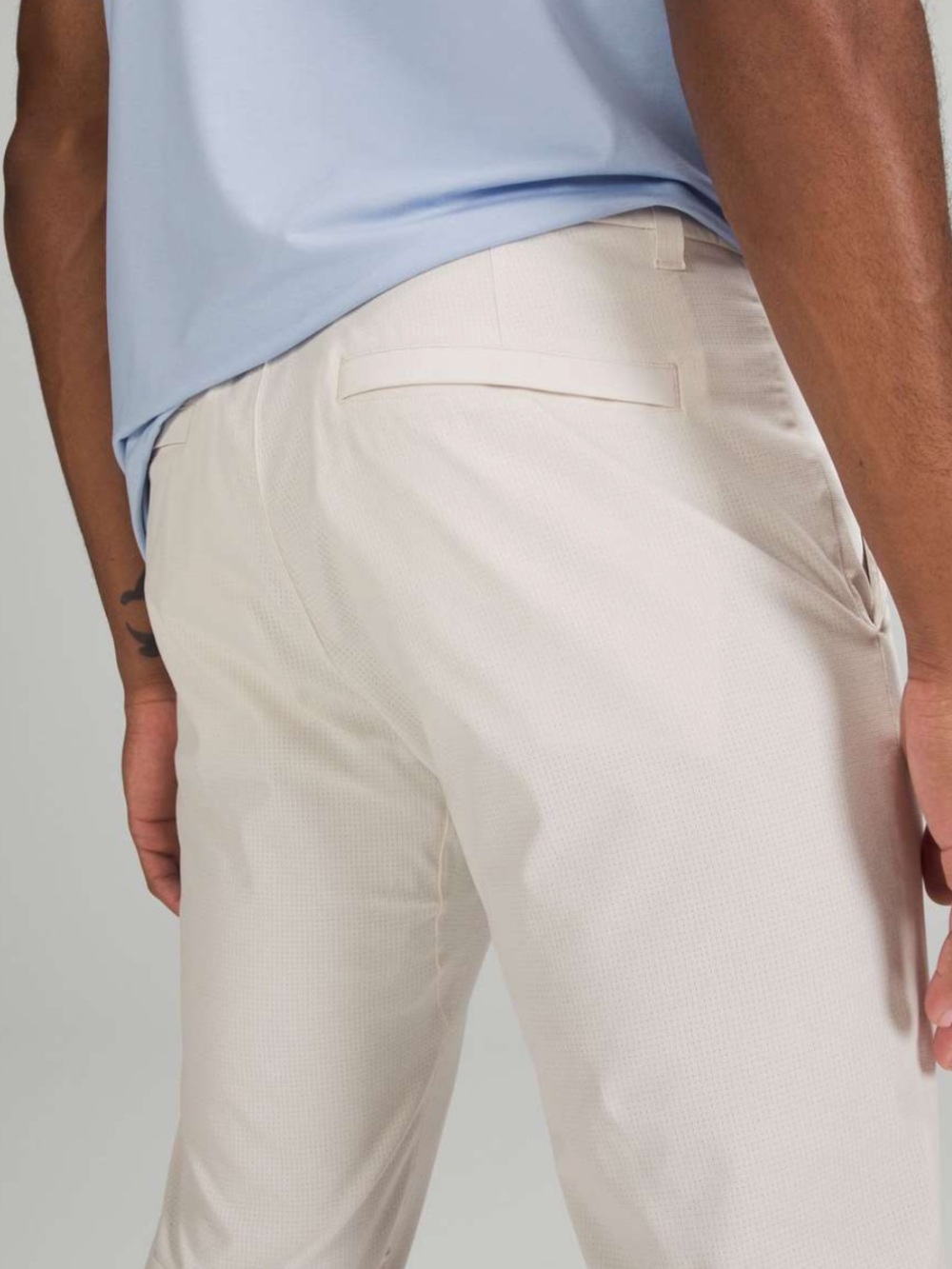 lululemon athletica Commission slim Men's Light Gray Chino Pants 31 x 31.5” - Picture 3 of 10